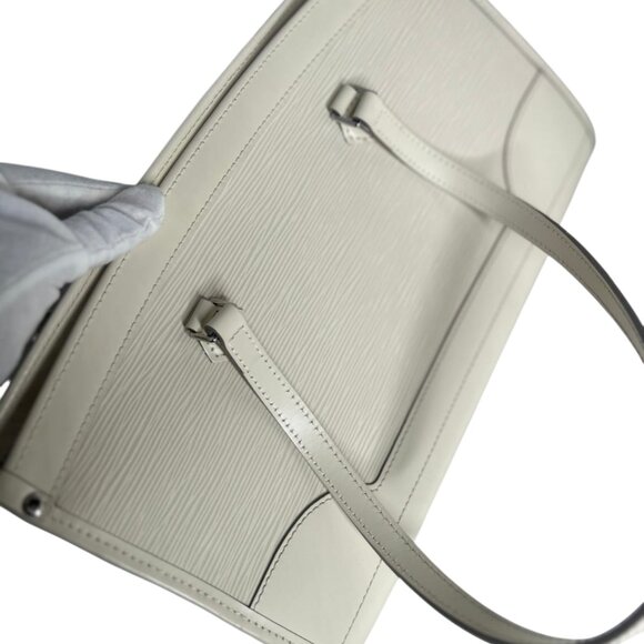 💎✨Beautiful✨💎Authentic Louis Vuitton Epi Madeleine PM Hand Bag Ivoire White - Picture 4 of 16